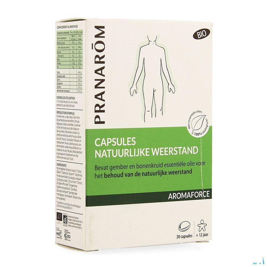 Aromaforce Bio Natuurlijke Weerstand Capsule 30  -  Pranarom