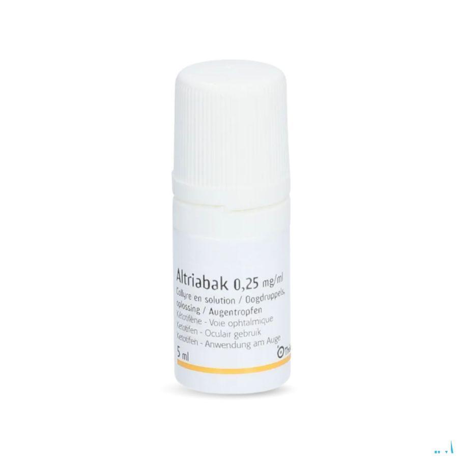 Altriabak 0,25Mg/ml Gutt Oculaires Fl 5ml