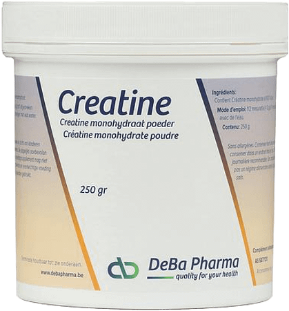 Creatine Monohydraat Poeder Oplosbaar 250 gr  -  Deba Pharma