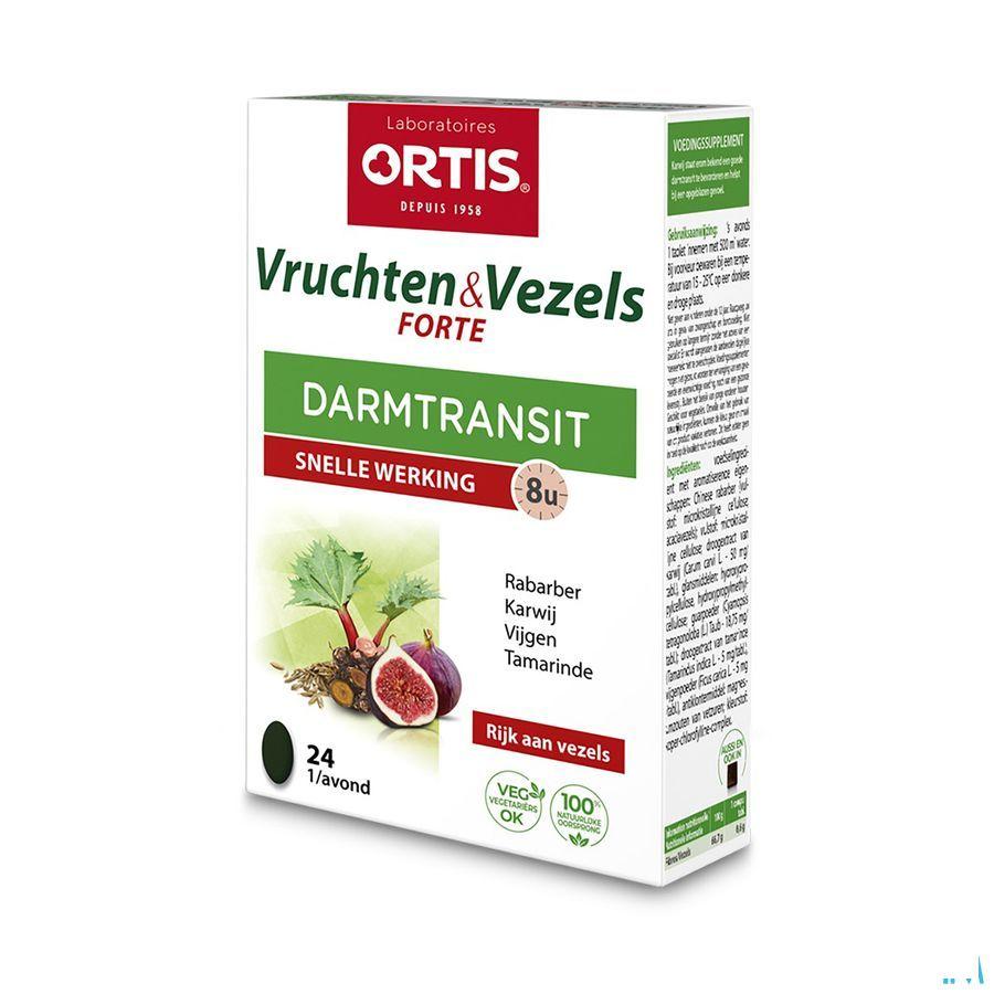 Ortis Vruchten & Vezels Forte Tabletten 24  -  Ortis
