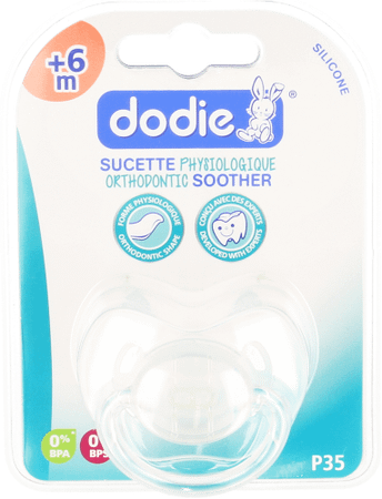 Dodie Fopspeen Fysio Silic. 1 + 6m Super Baby