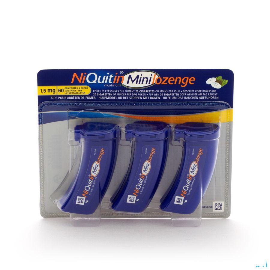 Niquitin 1,5 mg Minilozenge Comprimes A Sucer 60