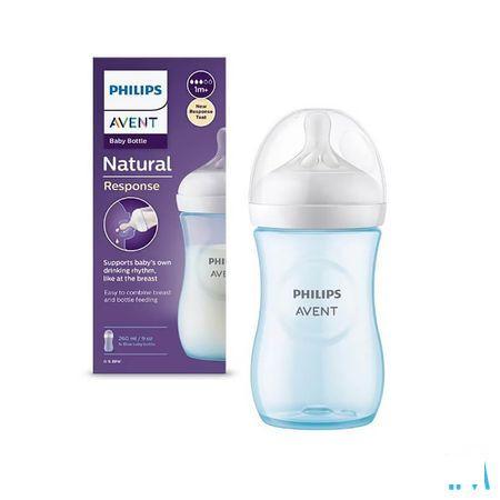 Philips Avent Natural 3.0 Biberon Bleu 260 ml
