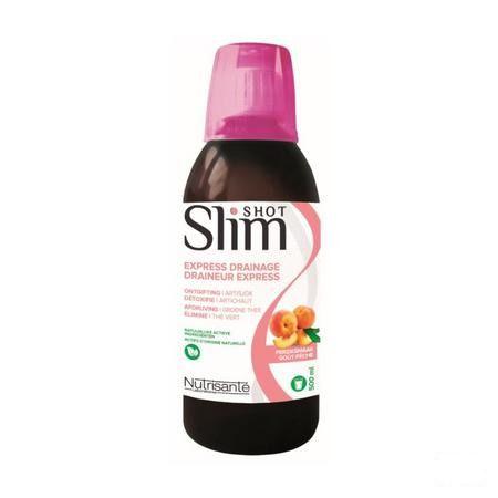 Slimshot Draineur Peche 500 ml  -  Nutrisante