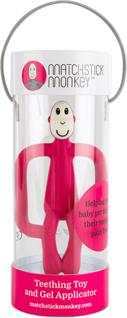 Matchstick Monkey Bijtring Robijn  -  Bomedys
