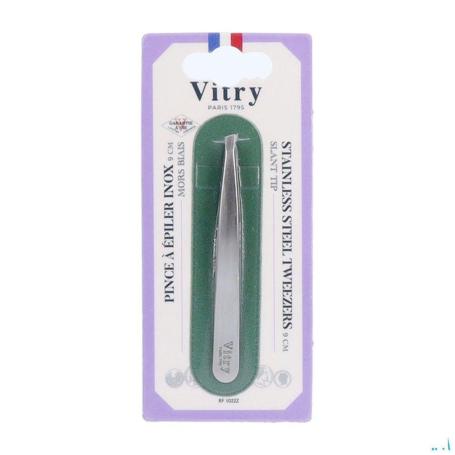Vitry Classic Pince Epil Prof Oblique Inox 1022  -  Vitry