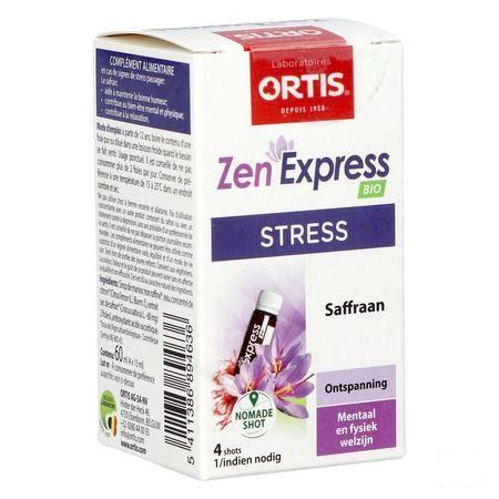 Ortis Zen Express Bio Shots 4X15ml  -  Ortis