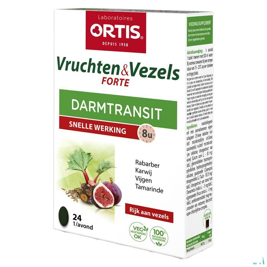 Ortis Vruchten & Vezels Forte Tabletten 24  -  Ortis