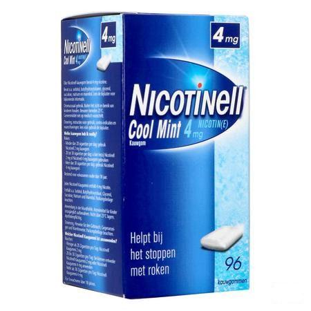 Nicotinell Cool Mint 4 mg Kauwgom 96