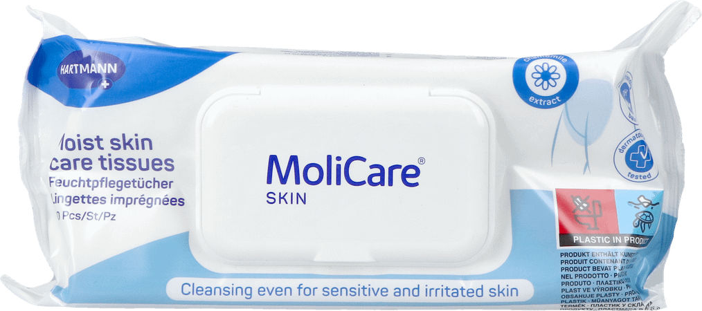 Molicare Skin Moist Care Tissues 50