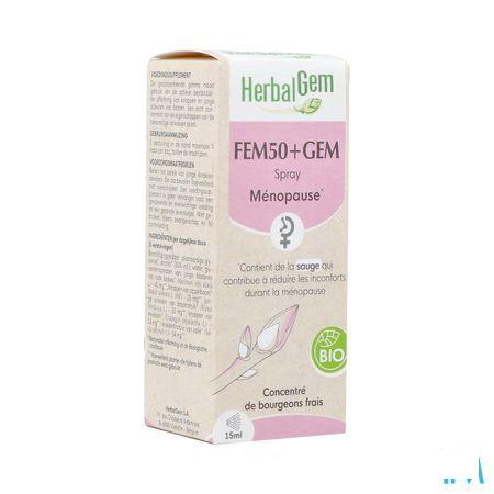 Herbalgem Fem50+ Gem Spray Bio 15 ml