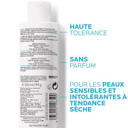 Toleriane Fluide Dermonettoyant 200 ml  -  La Roche-Posay