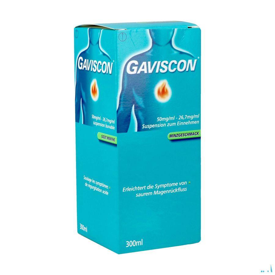 Gaviscon Menthe Munt Suspensie Drink 300 ml
