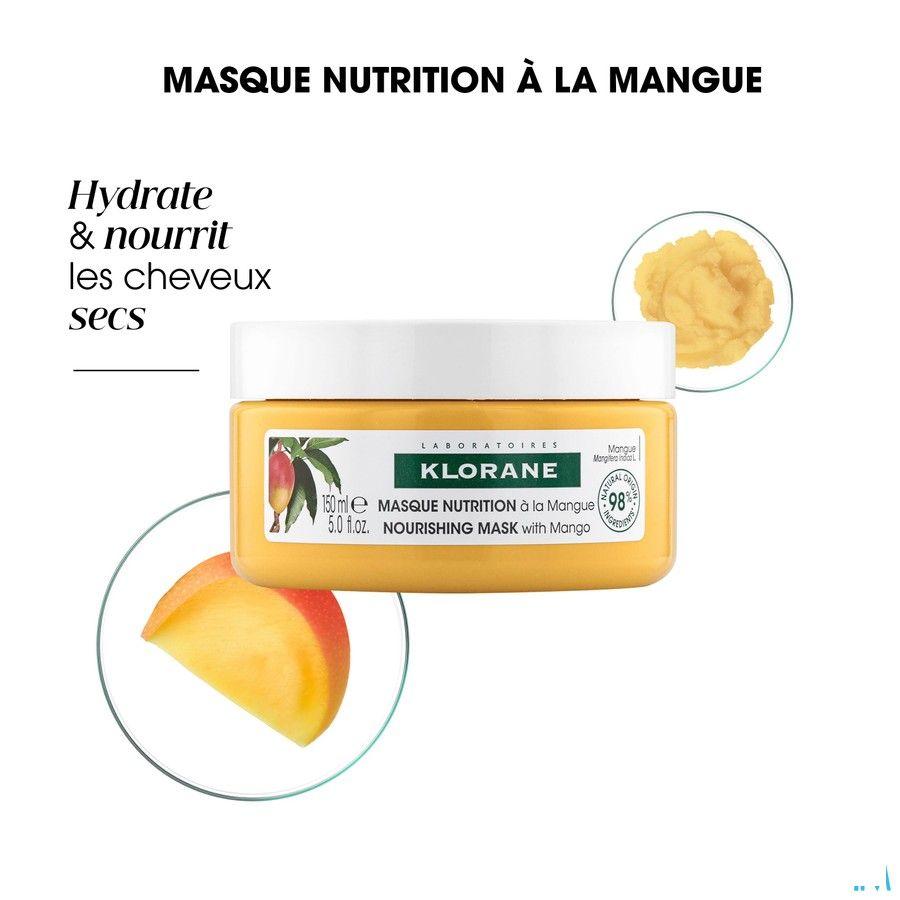 Klorane Capilaire Masque Mangue Pot 150 ml