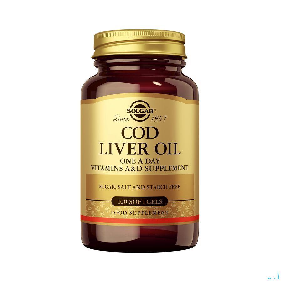 Solgar Cod Liver Oil (levertraan) Softgel 100  -  Solgar Vitamins