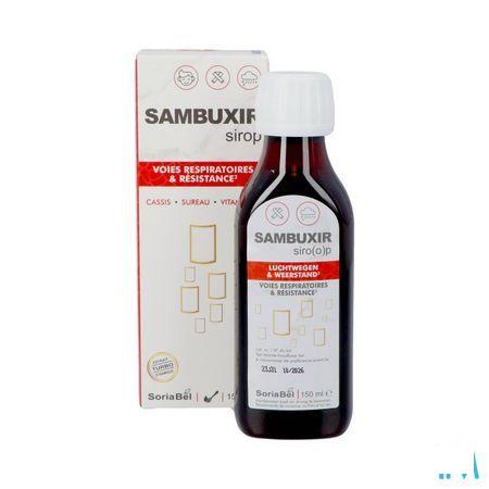 Soria Sambuxir Siroop Vlierbes 150 ml  -  Soria Bel