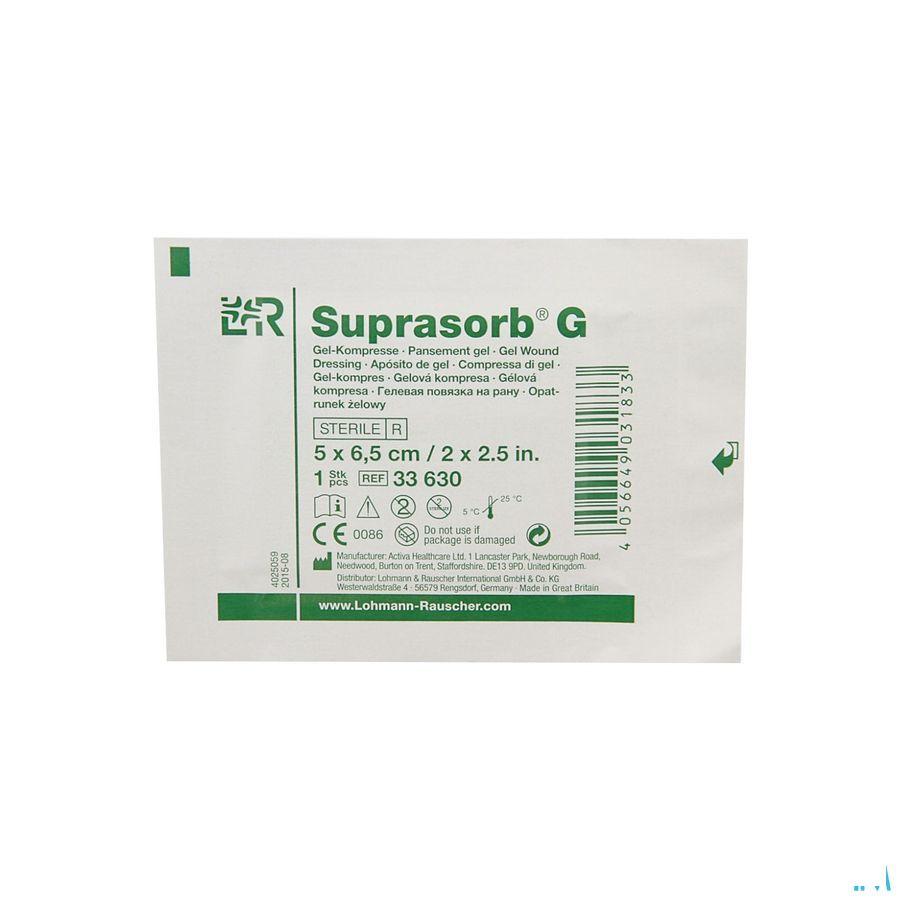 Suprasorb G Compresse 5x6,5cm 5 33630  -  Lohmann & Rauscher