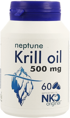 Soria Neptune Krill Oil 500 mg 60 Parels  -  Soria Bel
