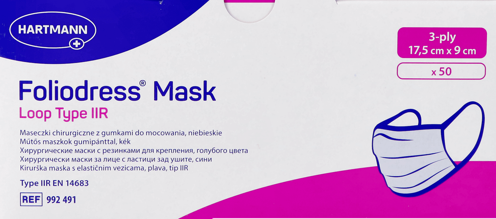 Foliodress Masker Loop Iir 50 60000021  -  Hartmann