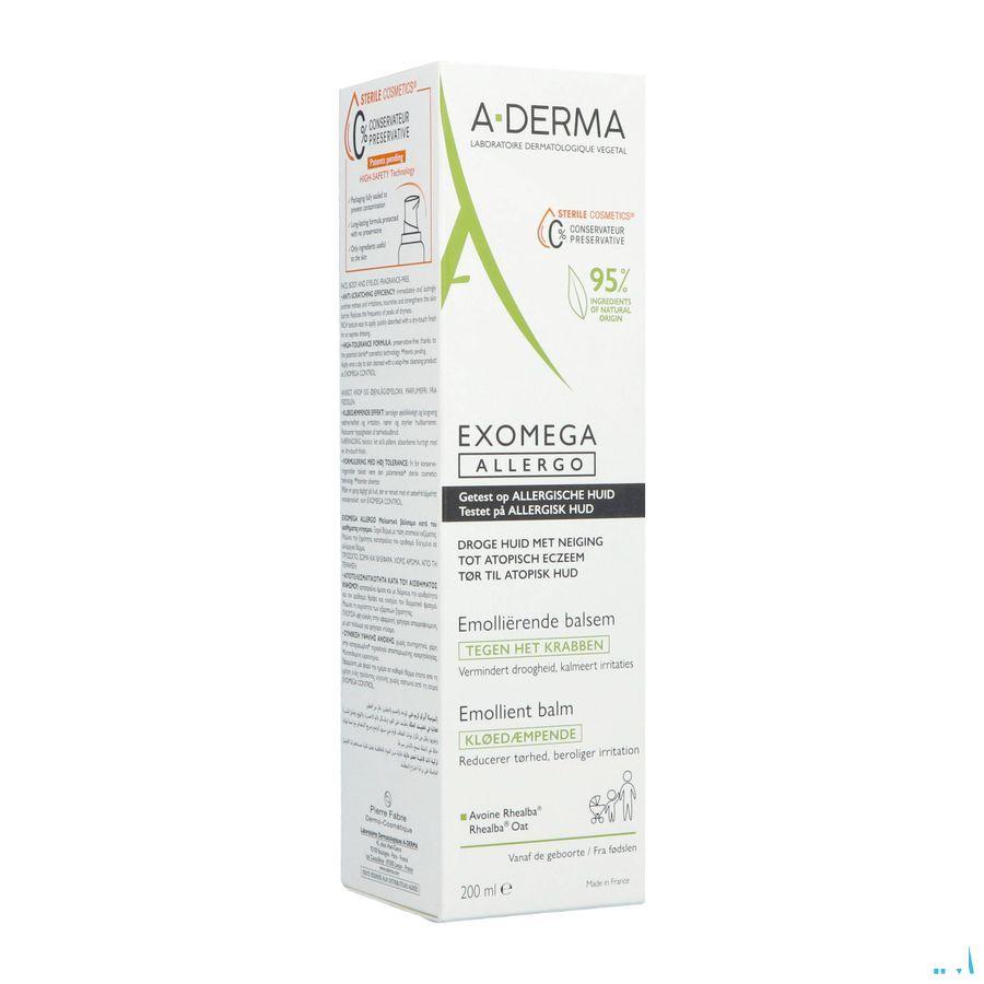 Aderma Exomega Allergo Balsem Emolierend Tube200 ml  -  Aderma