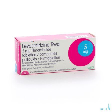 Levocetirizine Teva 5 mg Comprimes Pellicules 60 X 5 mg 