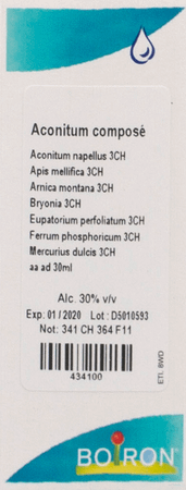 Aconit Complex Gouttes 30 ml  -  Boiron