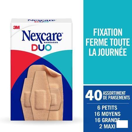 Nexcare 3M Duo Pansement Assortiment 40  -  3M