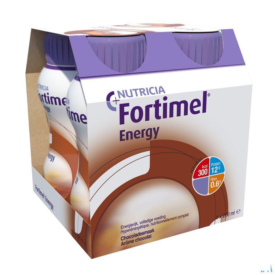 Fortimel Energy Chocolade 4x200 ml 2320497  -  Nutricia