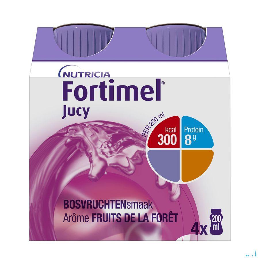 Fortimel Jucy Bosvruchtensmaak 4X200  ml 155620  -  Nutricia