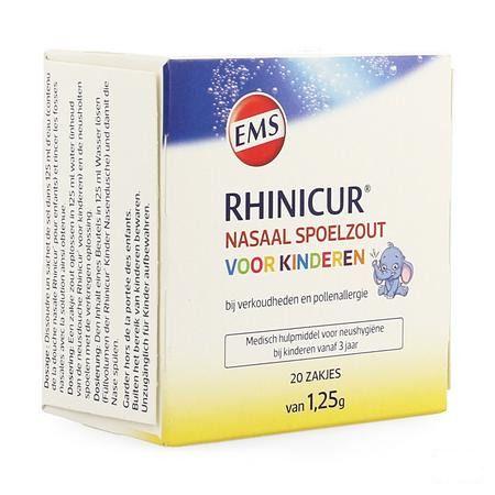 Rhinicur Sel Rincage Nasale Enfants Sach. 20X1,25G