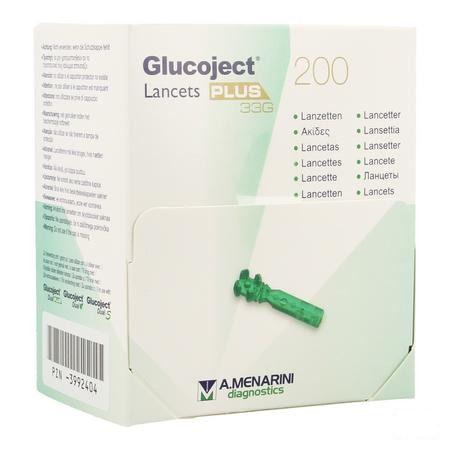 Glucoject Lancets Plus 33g 200 44123  -  Menarini