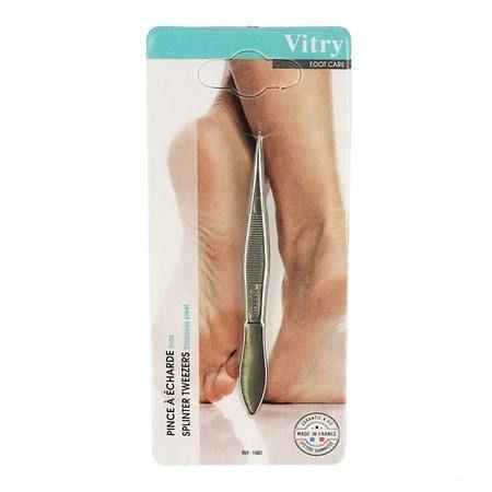 Vitry Classic Pincet Splinters Inox 1082  -  Vitry