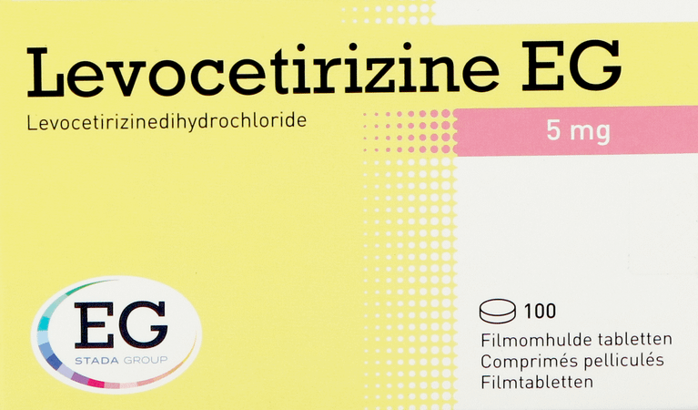Levocetirizine EG 5 mg Filmomhulde Tabletten 100  -  EG