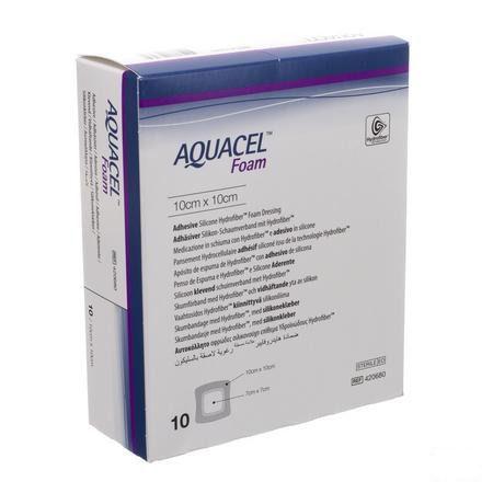 Aquacel Schuimverb Adh Hydrofiber 10,0X10,0Cm 10