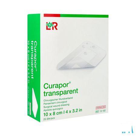 Curapor Transparant Steriel 10cmx 8cm 25 13102  -  Lohmann & Rauscher