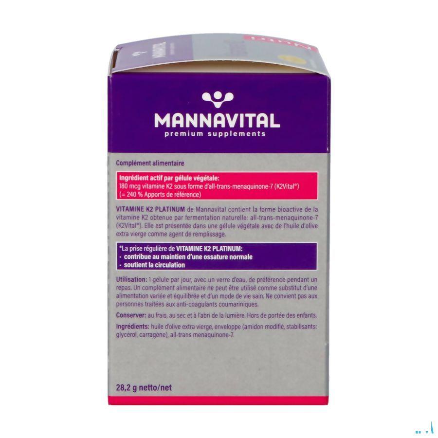 Mannavital Vitamine K2 Platinum V-Caps 60
