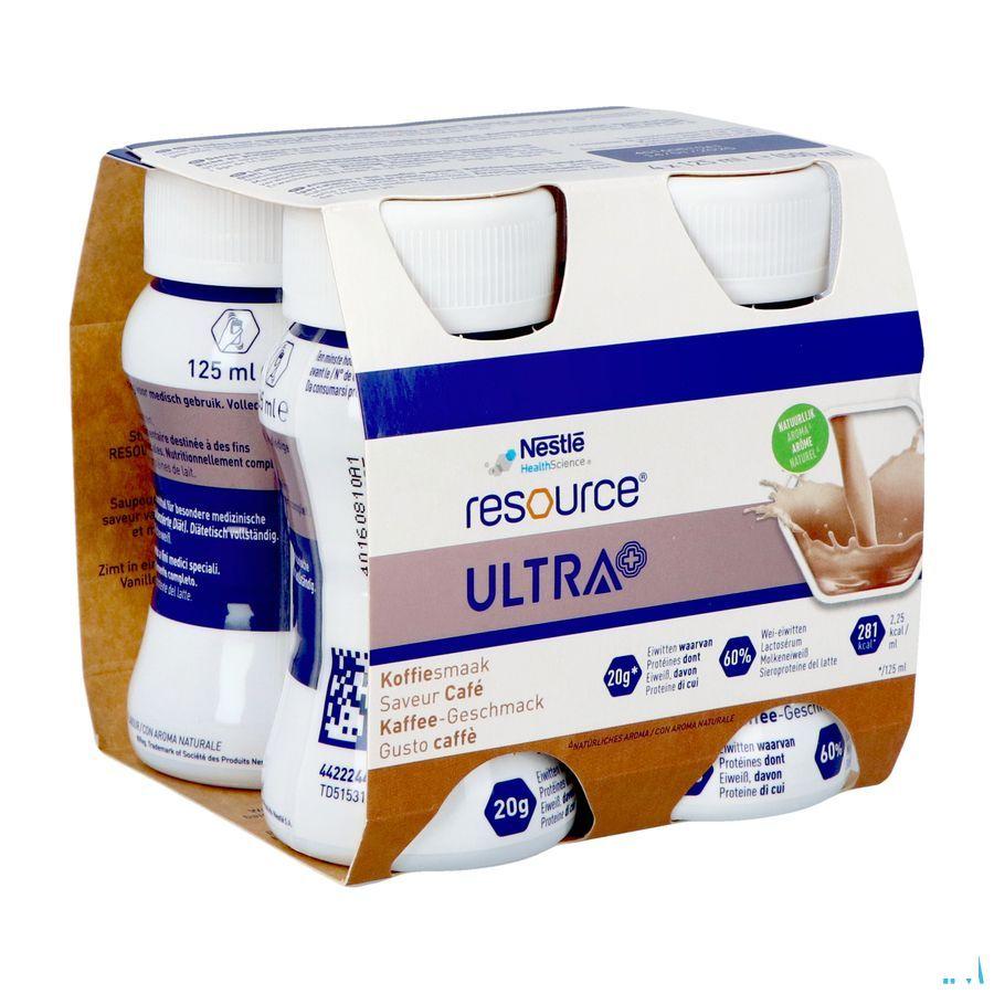 Resource Ultra+ Koffiesmaak 4X125 ml