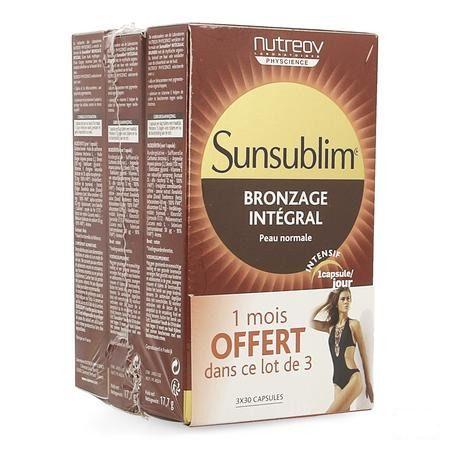 Sunsublim Integraal Bruinen Tripack Capsule 3x30