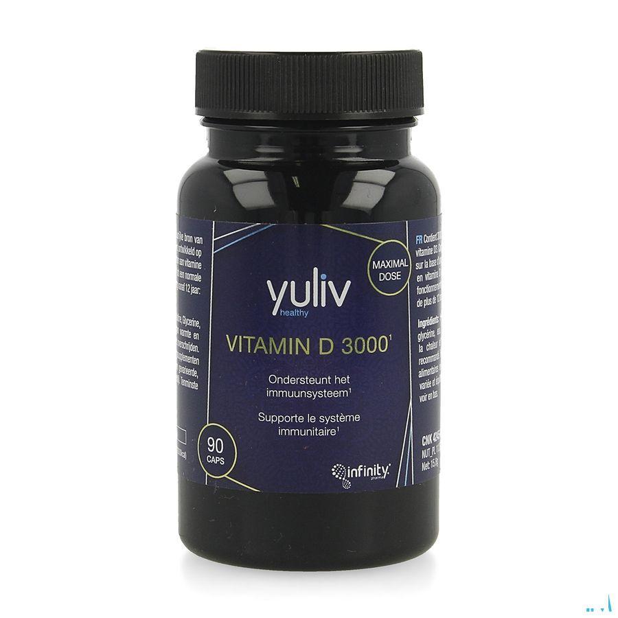 Yuliv Vitamine D 3000 Caps 90
