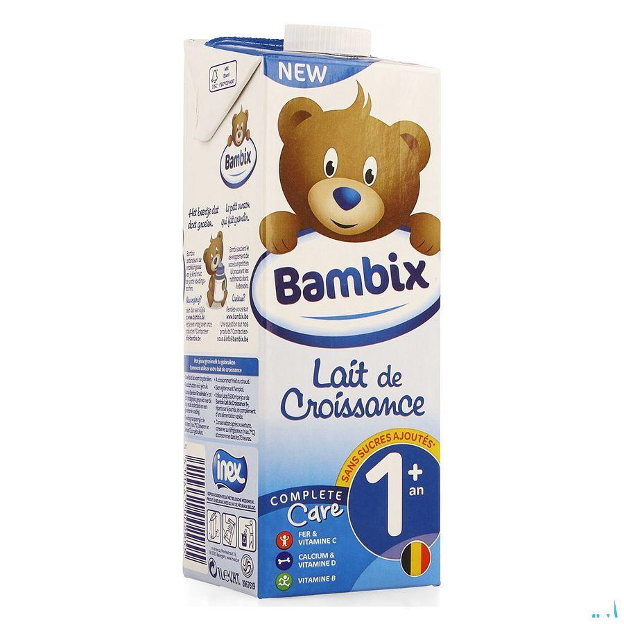 Bambix Lait Croissance Nature 1+ 1L