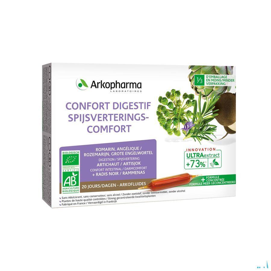 Arkofluide Spijsverteringcomfort Bio Ampullen 20  -  Arkopharma
