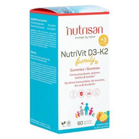 Nutrivit D3-K2 Family Gommies 60 Nutrisan  -  Nutrisan