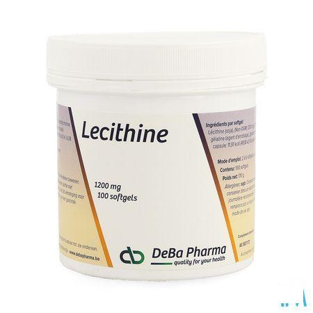 Lecithine Capsule 100x1200 mg  -  Deba Pharma