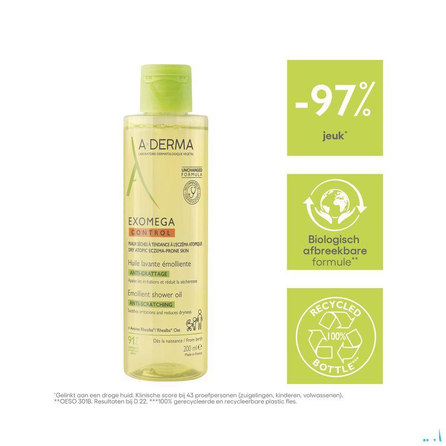Aderma Exomega Control Emolierende Wasolie 200 ml