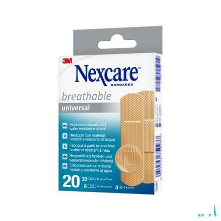 Nexcare 3M Breathabl.Univer. Ass. Strips20 N0320As  -  3M