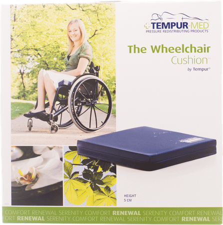 Tempur Coussin Siege + Housse Incontinence 40x40cm  -  Distrac