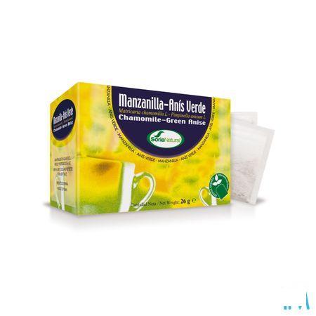 Soria Manzanilla-anis - Camomille-anis Natusor - 20 Sachets  -  Soria Bel