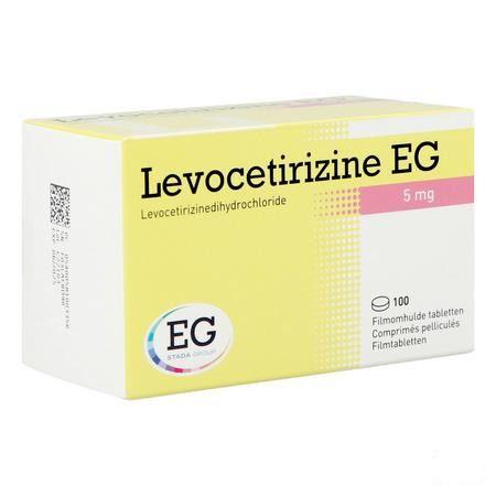 Levocetirizine EG 5 mg Comprimes Pellicules 100  -  EG