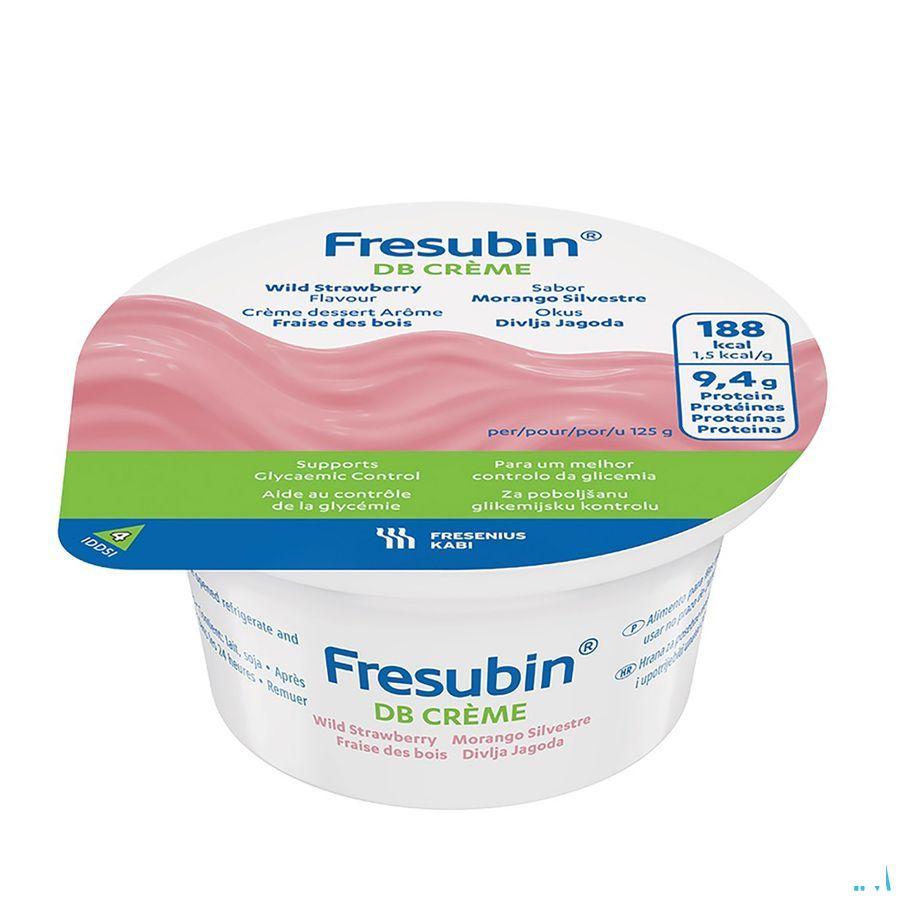 Fresubin Db Creme 125 gr Fraise Des Bois/bosaardbei  -  Fresenius