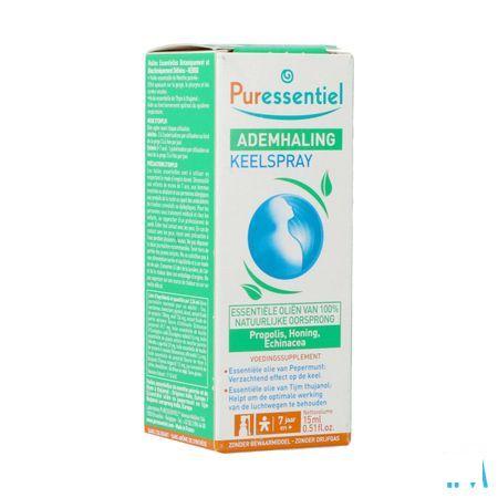 Puressentiel Ademhaling Keelspray 15 ml  -  Puressentiel